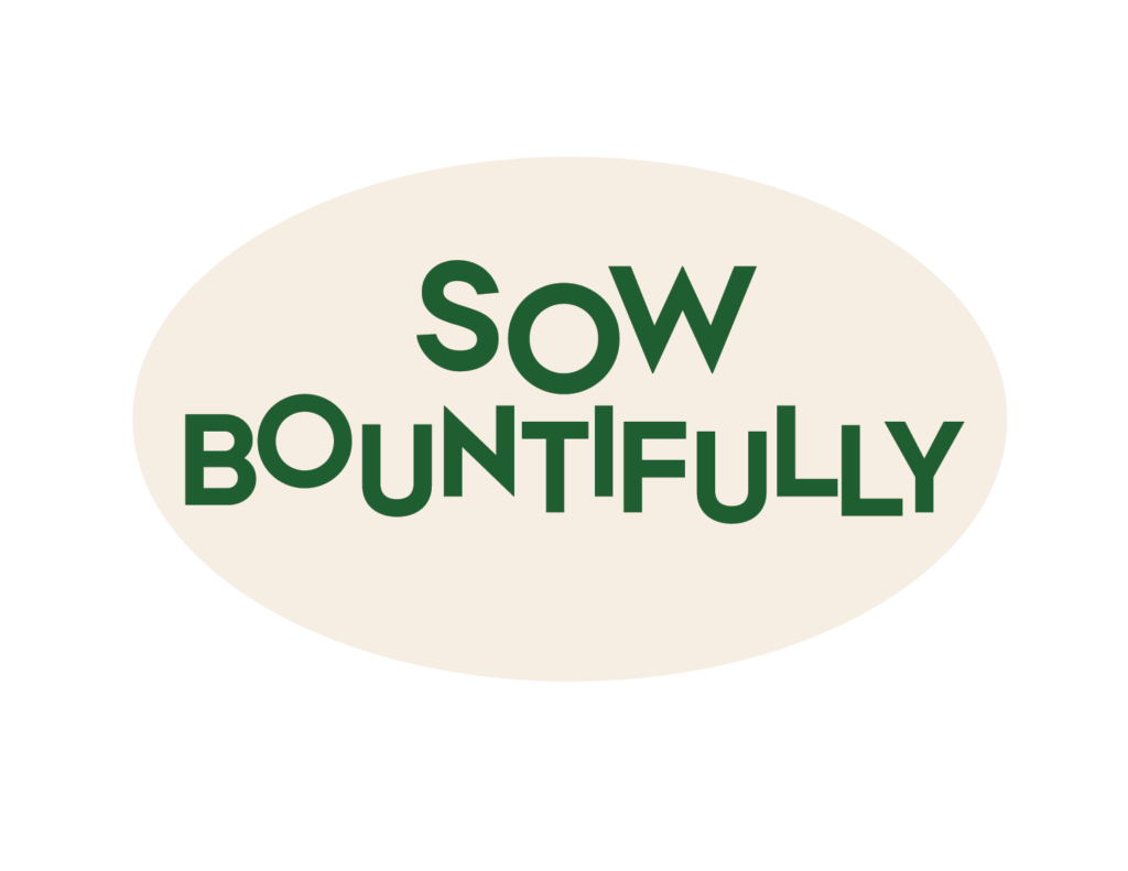 sow bountifully